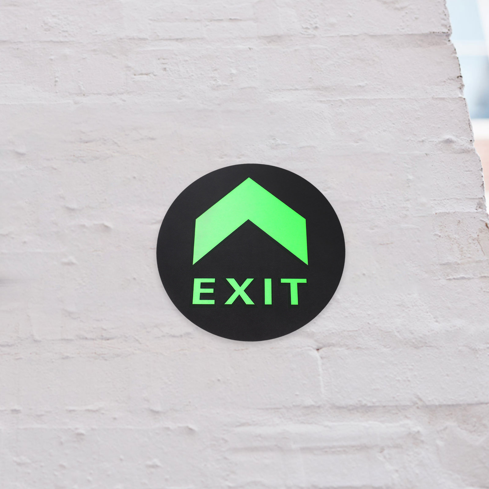 Emergency Exit Sign - 5 stuks Night Glow Exit Sign-stickers