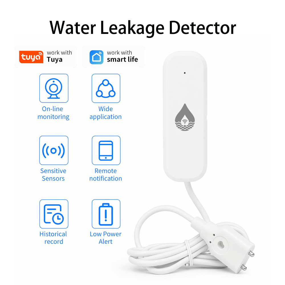 Water Alarm Sensor - YFK WiFi/Zigbee Waterlekkage Alarmsensor Tuya Smart