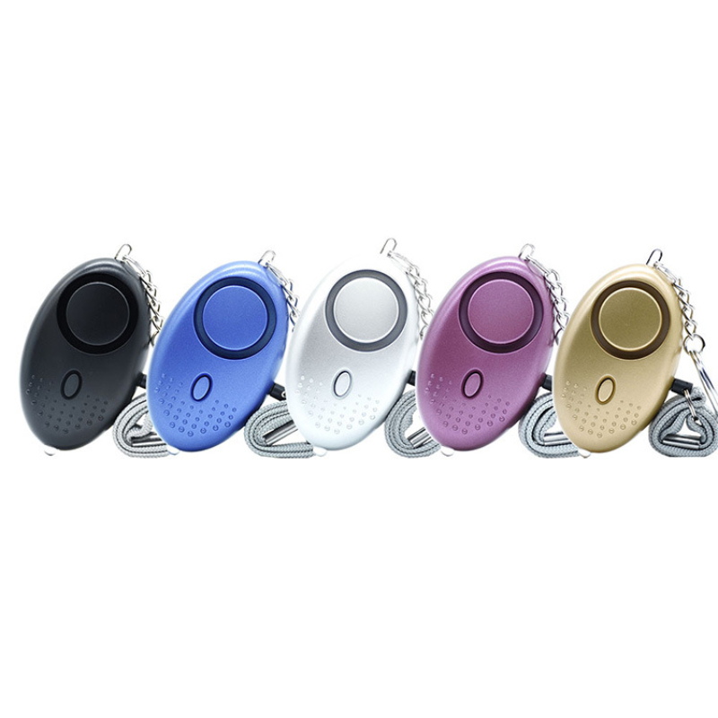 Personal Alarm Keychain - 130dB persoonlijk veiligheidsalarm met LED-licht, sleutelhanger