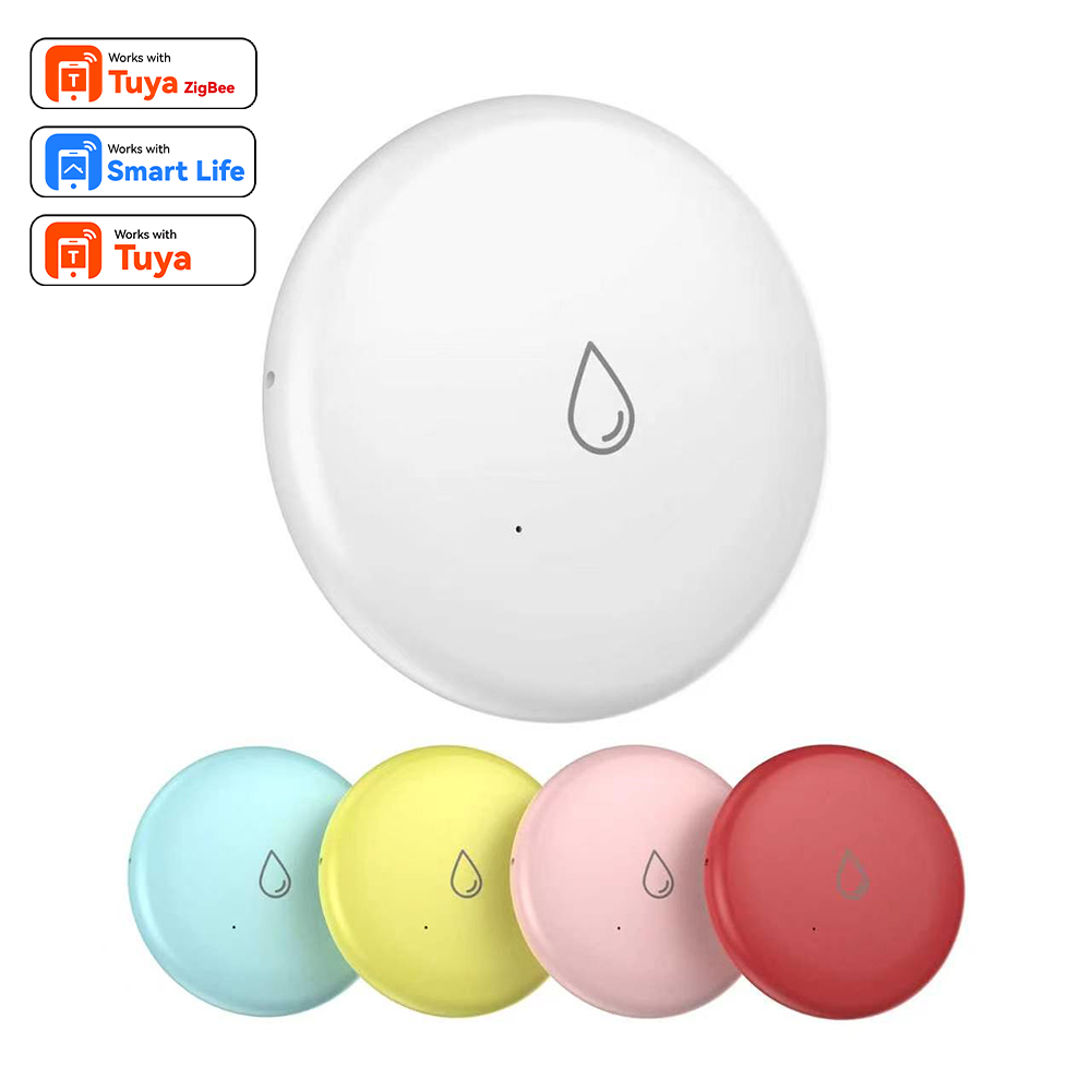 Water Alarm Sensor - Zigbee Lekkagesensor LED-onderdompelingsdetector voor Tuya Smart