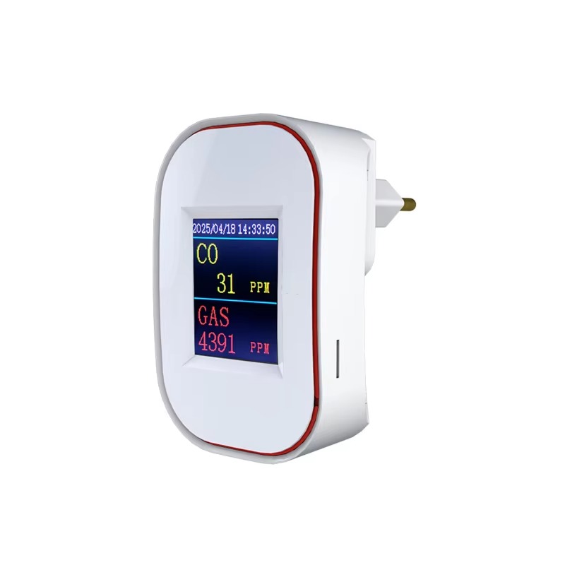 Co Detector Plug - Aardgas- en koolmonoxidedetector, plug-in koolmonoxidemelder, propaan,