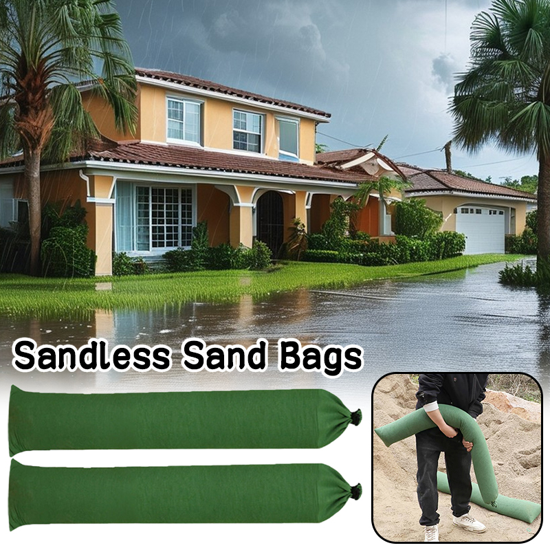 Flood Barrier Bag - 2 stuks zandloze zandzakken anti-overstromingscontrole watergeactiveerde
