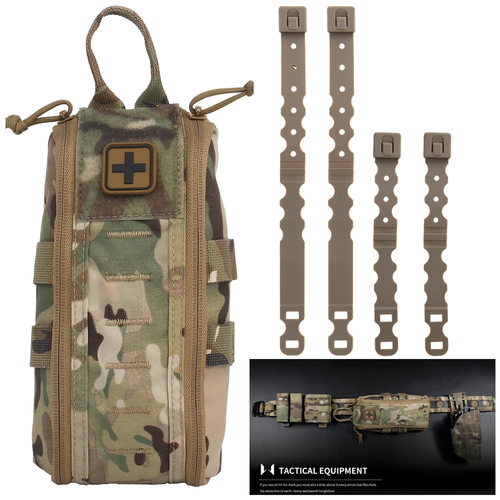 First Aid Bag Kit - Camping EHBO-Kit Molle Heupgordel Tas Jacht