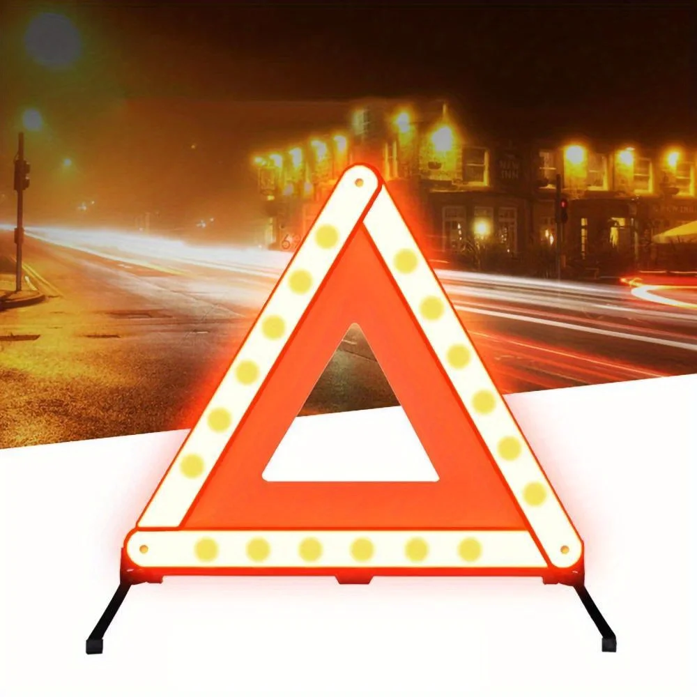 Emergency Exit Sign - Auto Driehoek Reflecterend Statief Noodstoring Waarschuwing