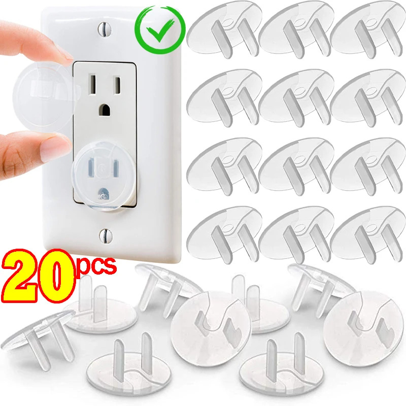 Outlet Cover Baby - 10/20 stuks kinderveilige stopcontactafdekkingen – Amerikaanse