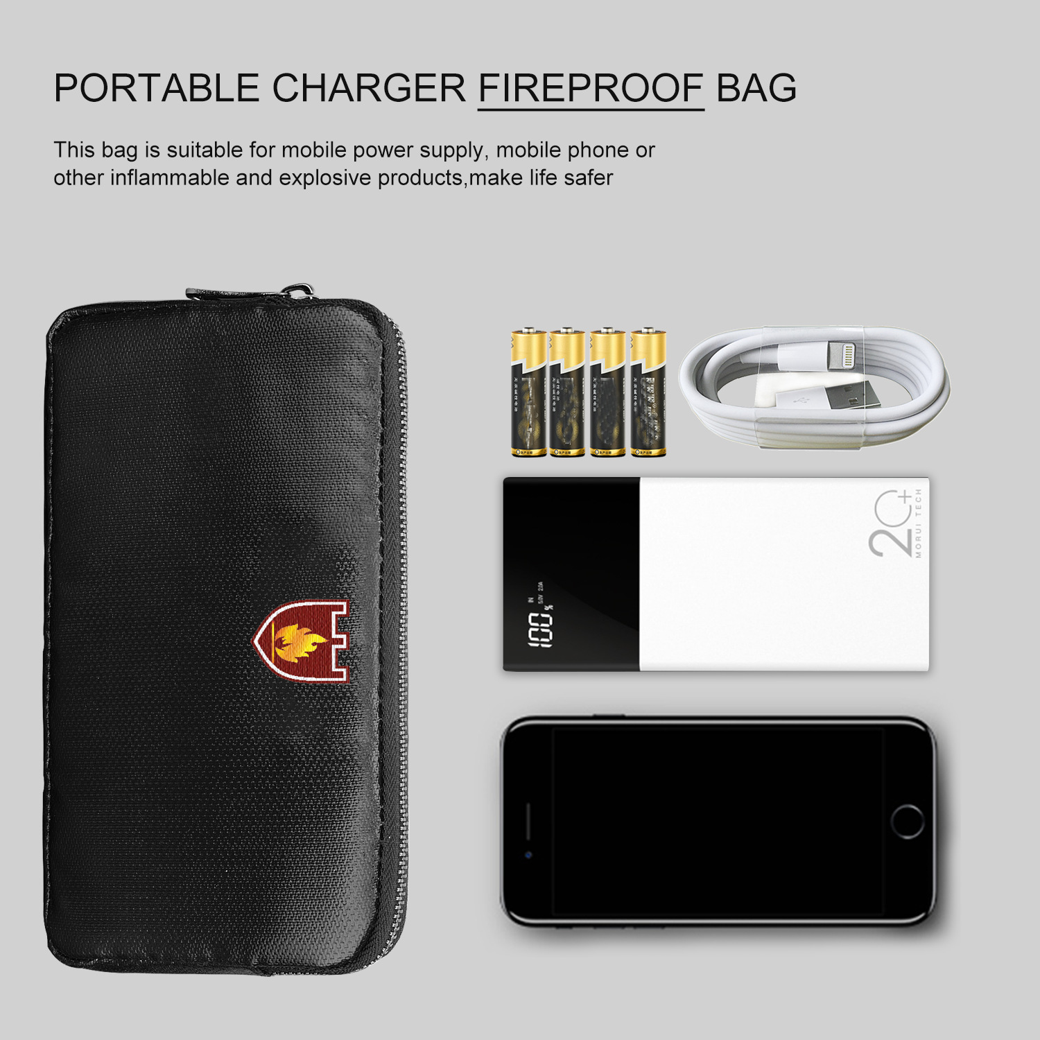 Fire Safe Document - Brandwerende documententas Brandwerende tas Mobiele voedingstas