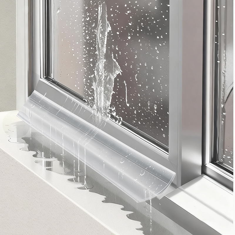Window Lock Bar - Transparante raamrand Regendichte blokkeerstang Balkon Dorpel