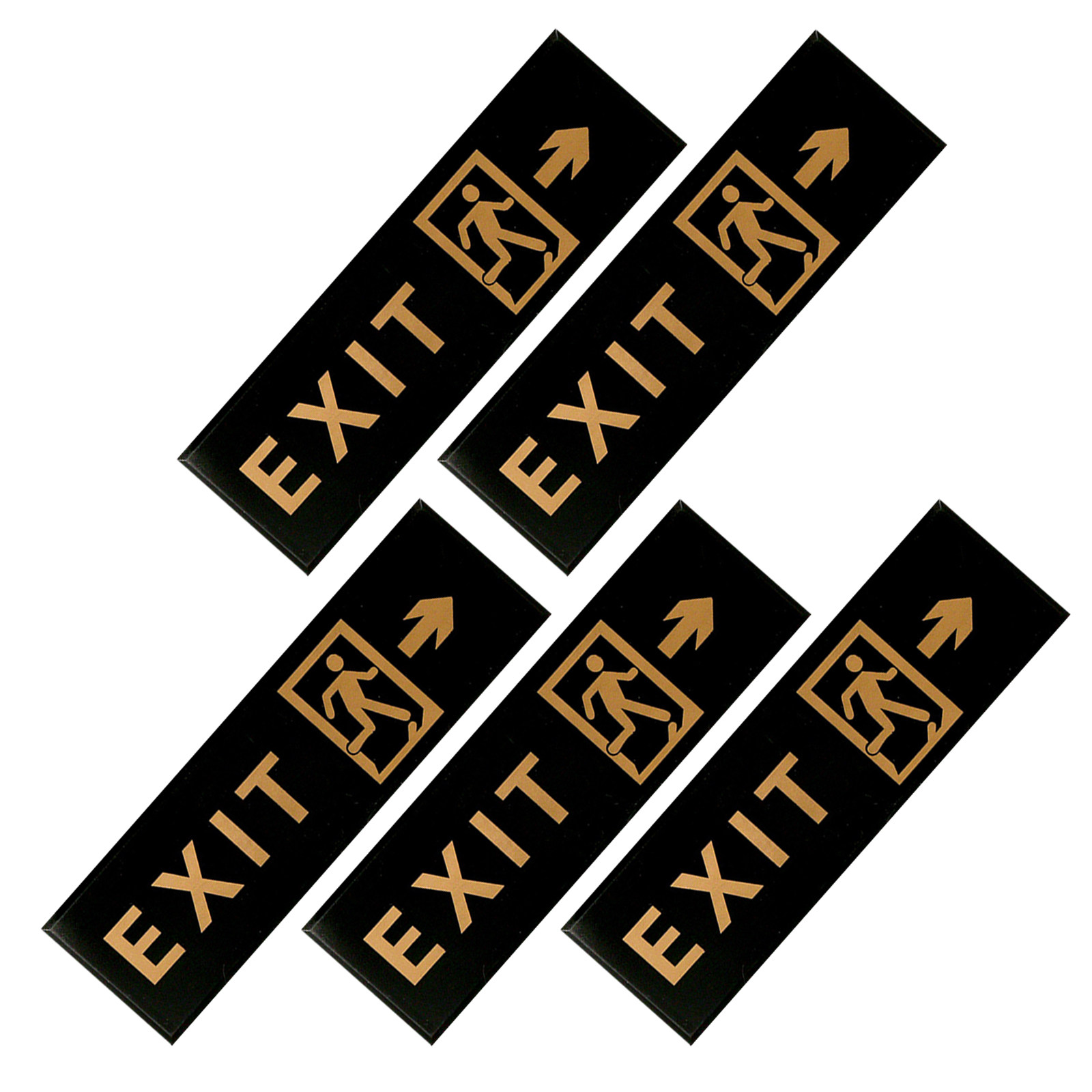 5 stuks uitgangsbord zelfkleve - Emergency Exit Sign recensie en prijs