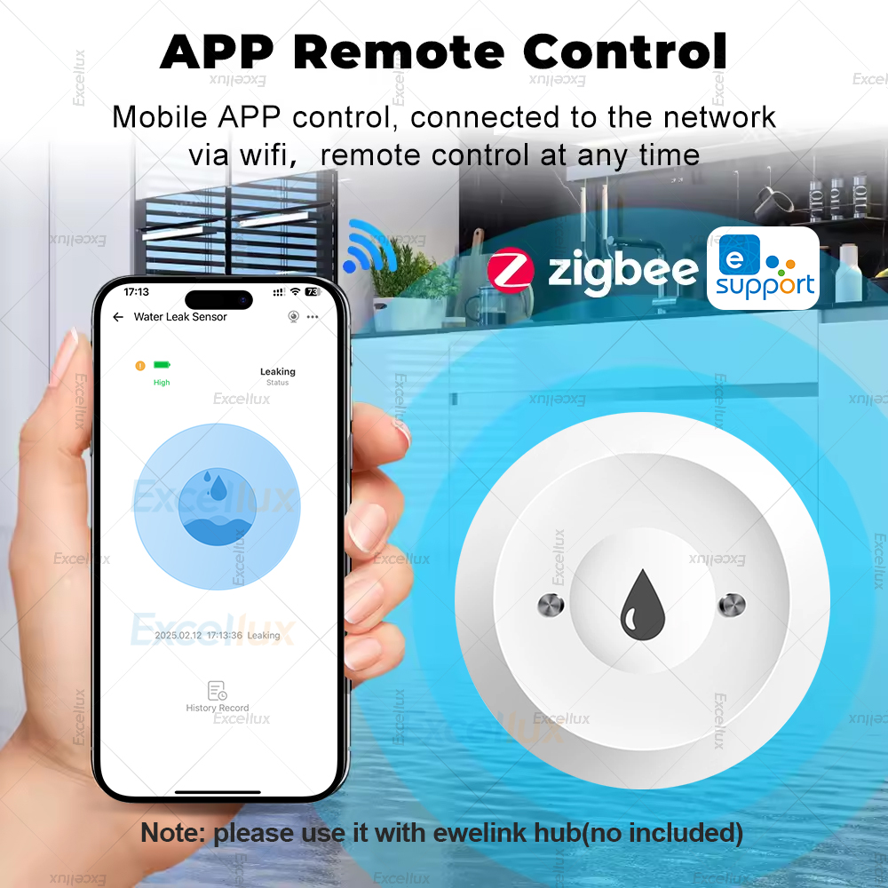 Ewelink Zigbee 3.0 Watersensor - Water Alarm Sensor recensie en prijs