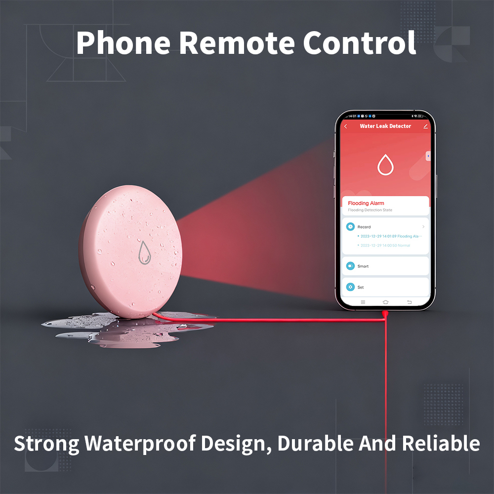 Zigbee Lekkagesensor LED-onder - Water Alarm Sensor recensie en prijs