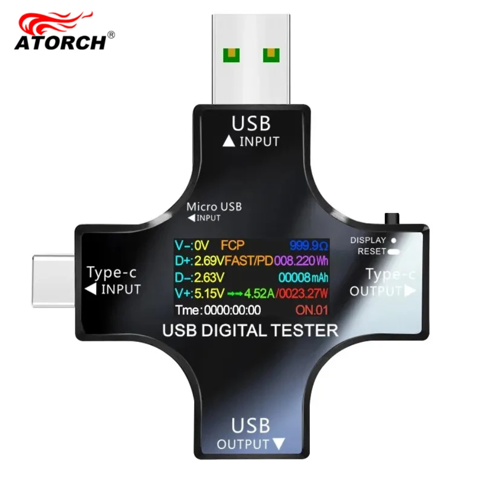 USB-tester DC Type-C PD Digita - Co Detector Plug recensie en prijs
