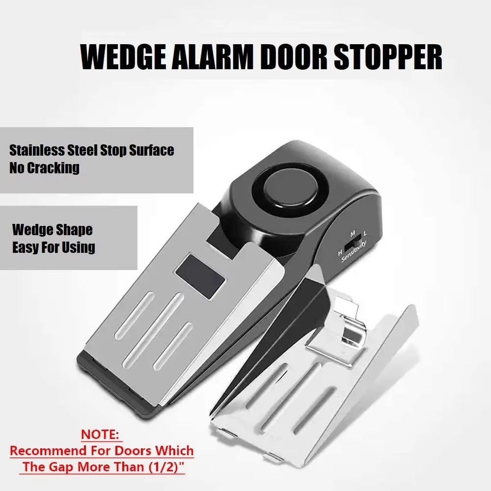 120dB Draadloze RVS Deurstoppe - Door Stop Alarm recensie en prijs