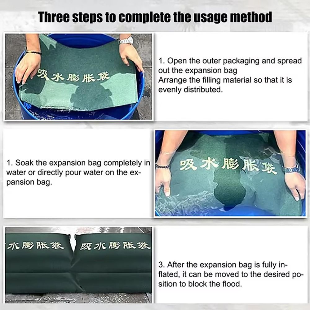 1 Stuks Herbruikbare Waterabso - Flood Barrier Bag recensie en prijs