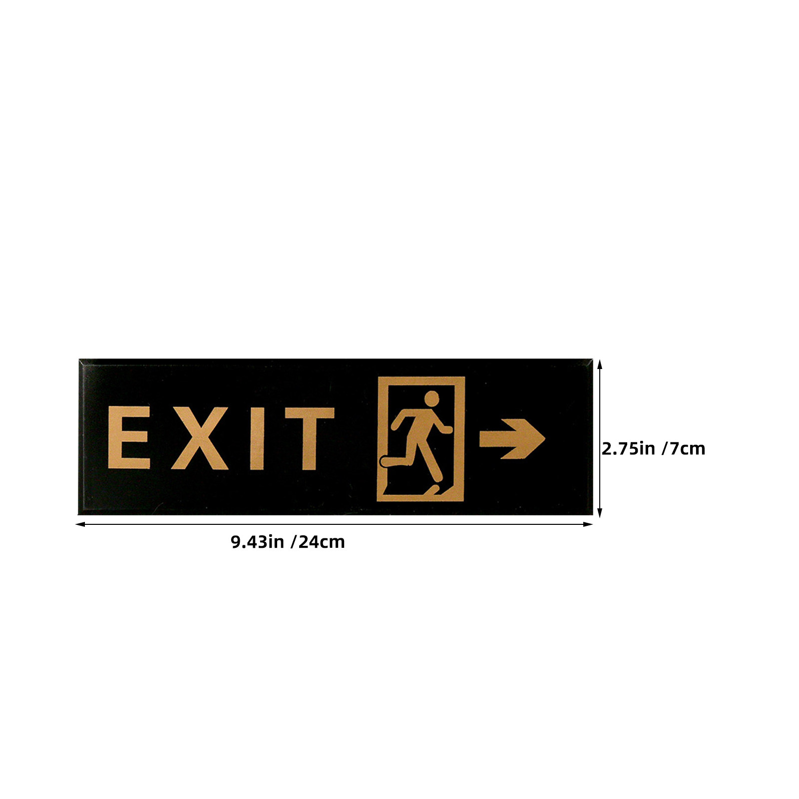 5 stuks acryl nooduitgangsbord - Emergency Exit Sign recensie en prijs
