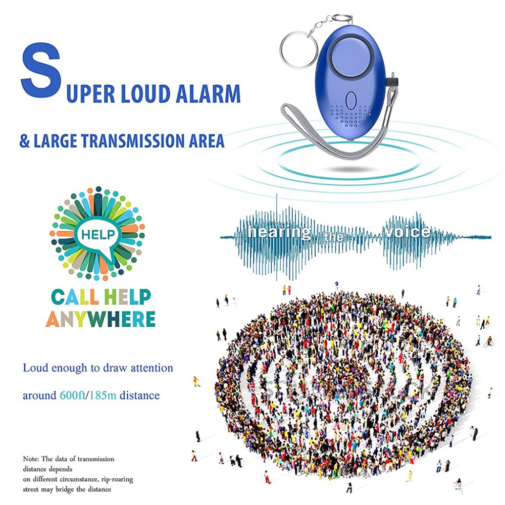 130dB zelfverdedigingsalarm an - Personal Alarm Keychain recensie en prijs
