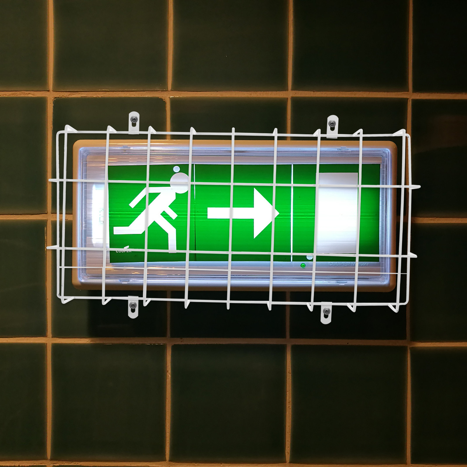 Wandmontage metalen uitgangsbo - Emergency Exit Sign recensie en prijs