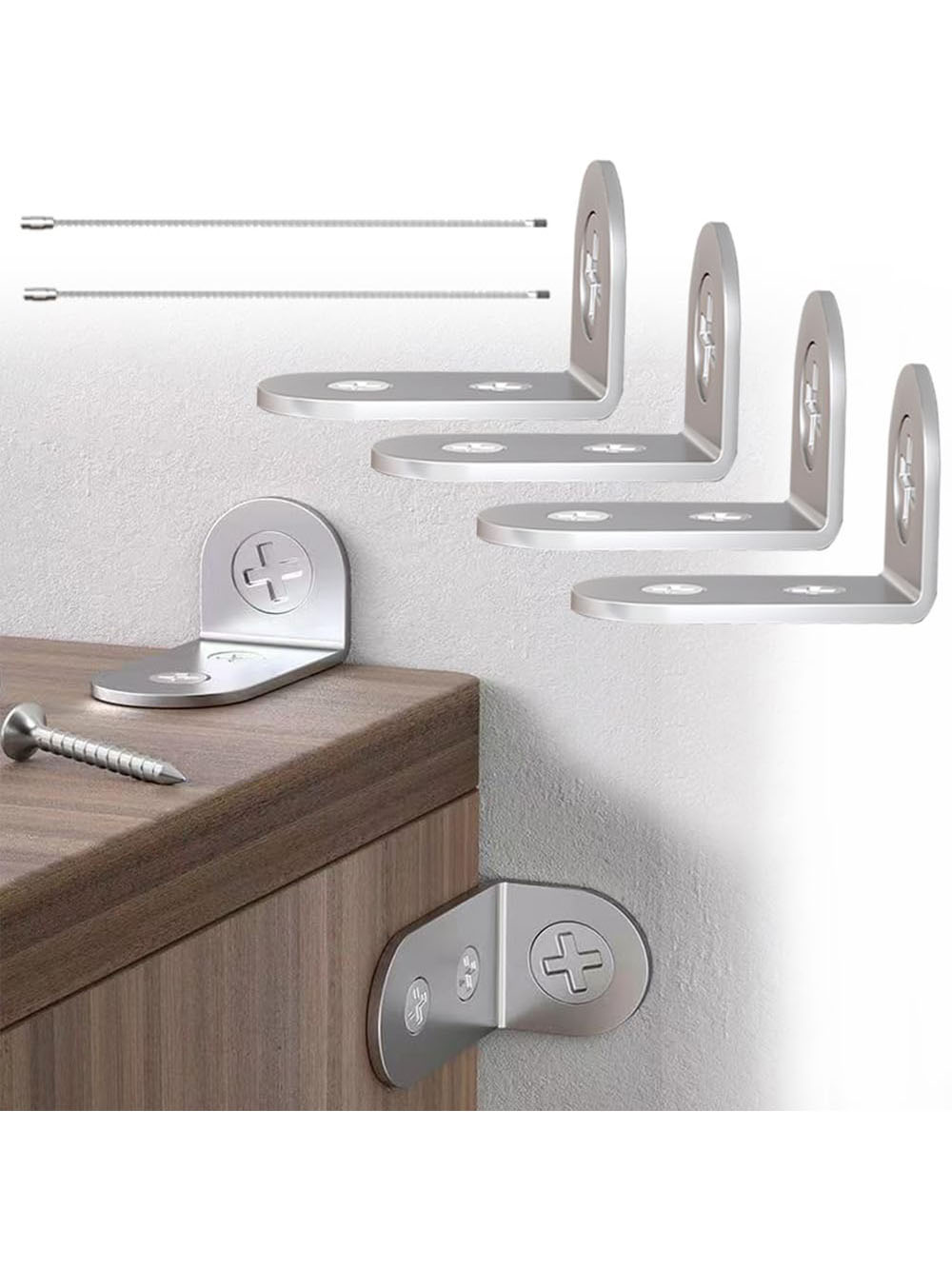 4 stuks meubelankers aardbevin - Earthquake Anchor Strap recensie en prijs
