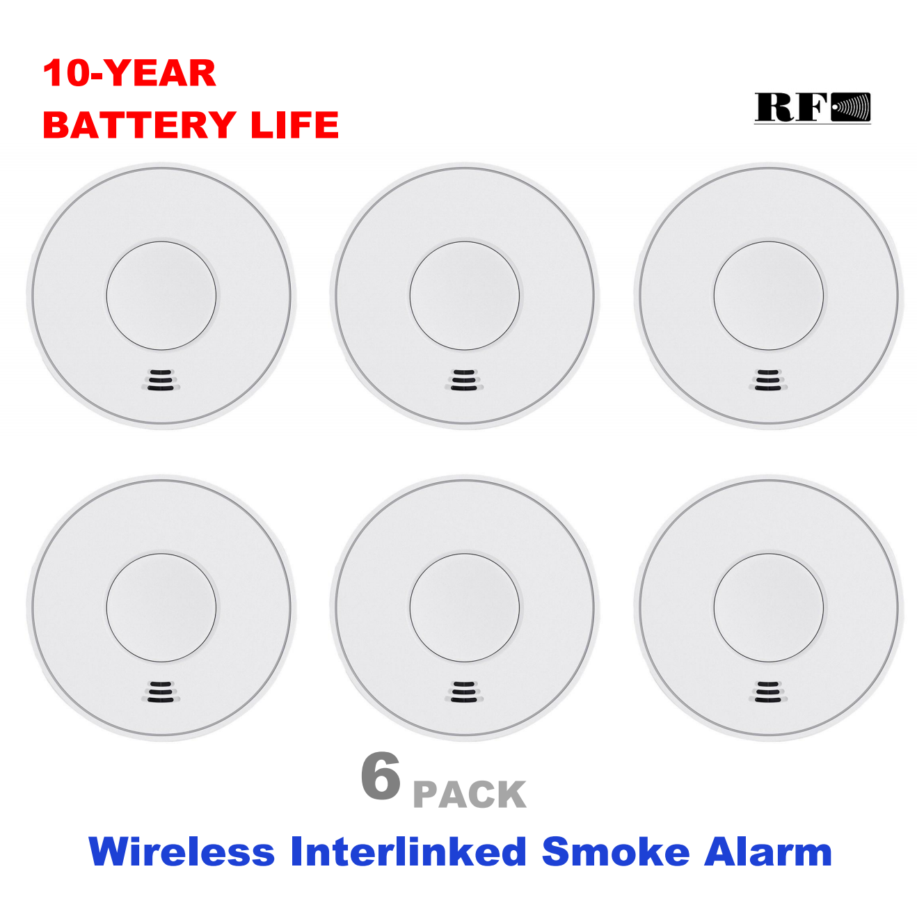 Draadloos onderling verbonden  - Smoke Detector Interconnected recensie en prijs