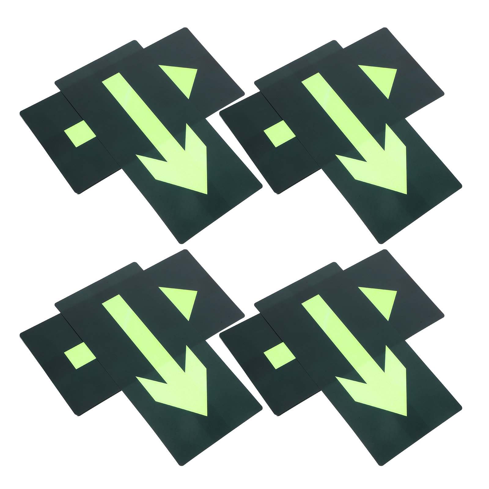8 stuks Glow in The Dark water - Emergency Exit Sign recensie en prijs